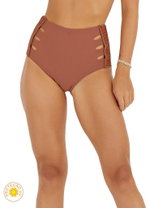 Купальник для большой груди раздельный "Какао", бронза