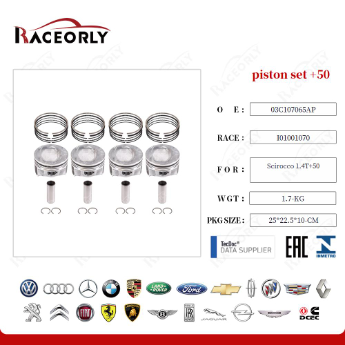 Поршни комплект +0.50 VAG 1.4T