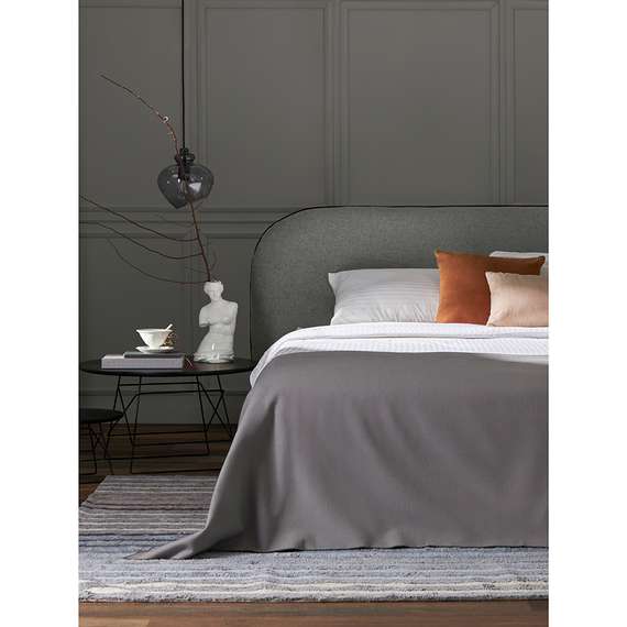 Комплект постельного белья из страйп-сатина из коллекции essential, 150х200 см