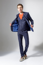 Костюм SLIM FIT из ткани в клетку