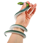 Змея резиновая Гадюка тёмно-зеленая 70 см #3139662