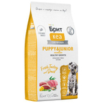 Сухой корм для щенков средних пород Брит BRIT CARE Dog Puppy&Junior Medium Healthy Growth с индейкой и уткой 12 кг