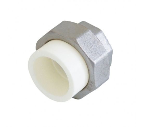 Муфта разъемная комбинированная Kalde 32х3/4" ВР внутренняя резьба полипропиленовая 3252-tuf-320c00