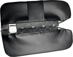 Чехлы на козырьки ЛАДА Ларгус, РЕНО Логан, Дастер, Сандеро (белая нить Бабочка)