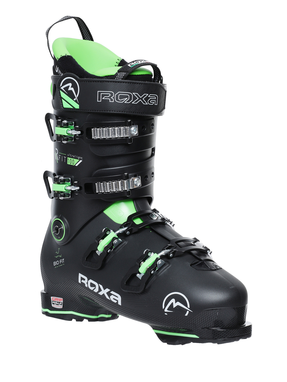 Горнолыжные ботинки ROXA Rfit 100 Gw Black/Green (см:28,5)