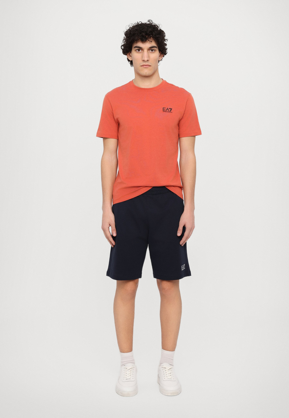 EA7 Emporio Armani UNISEX - Базовая футболка - Оранжевый