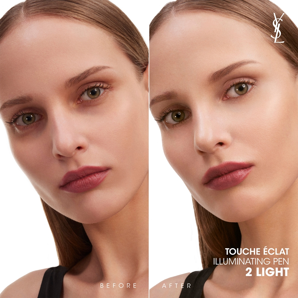 Yves Saint Laurent Touche Éclat Radiant Touch - Розовый корректор для всех типов кожи оттенок 2 Ivoire Lumière / Luminous Ivory, 2 ml