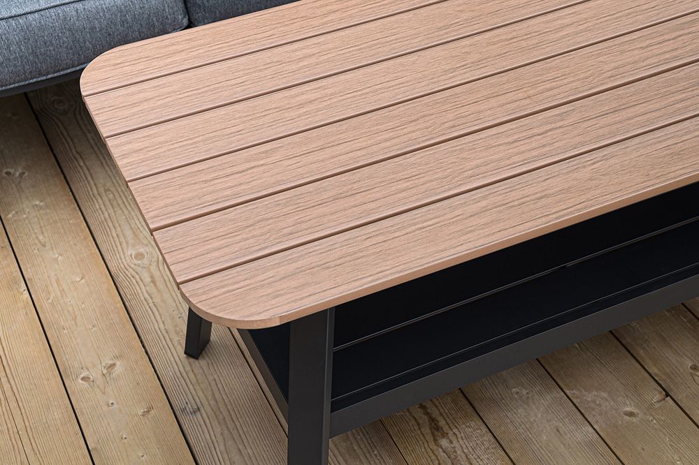 "Крокус" лаунж-зона 5-местная из алюминия, цвет темно-серый