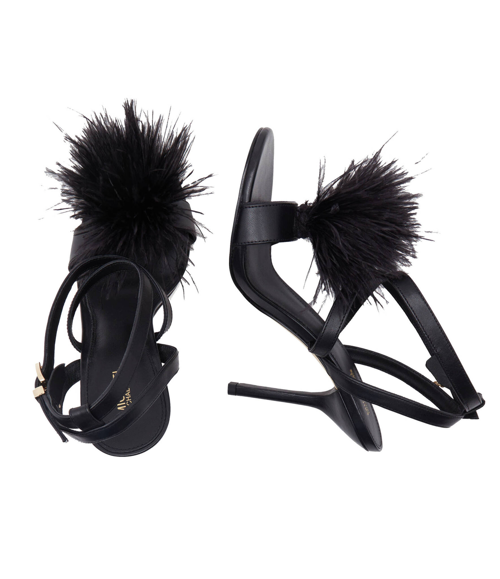 Кожаные босоножки на шпильках whitby heeled Michael Kors - черный(40H3WBHS1L)