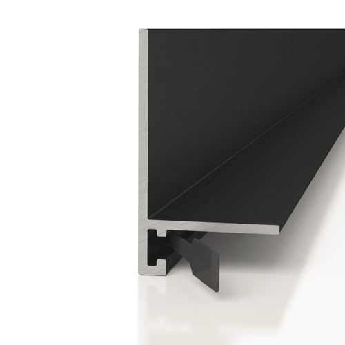 Микроплинтус ML15A анодированный черный