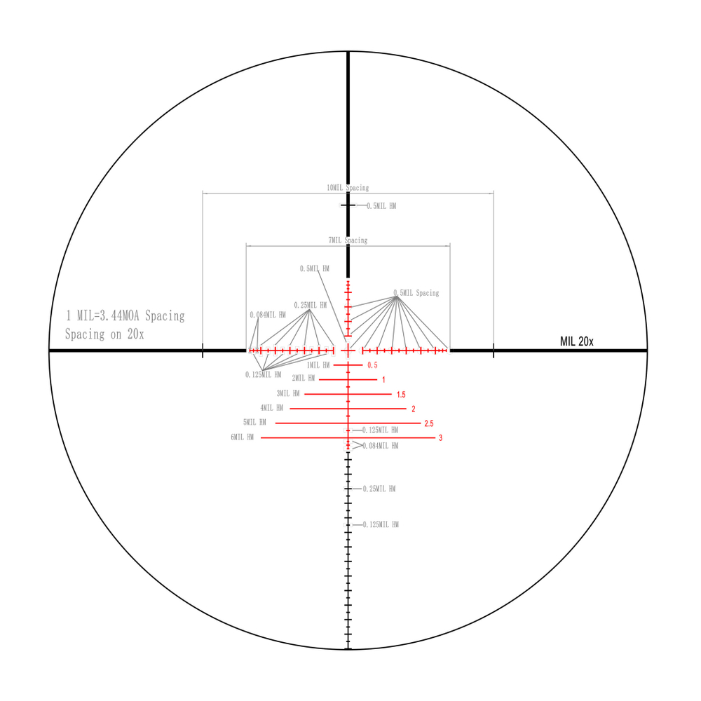 Прицел оптический Veber Wolf Alfa 5-20x50 SF TR1