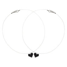 MINI LOVERS necklace BLACK