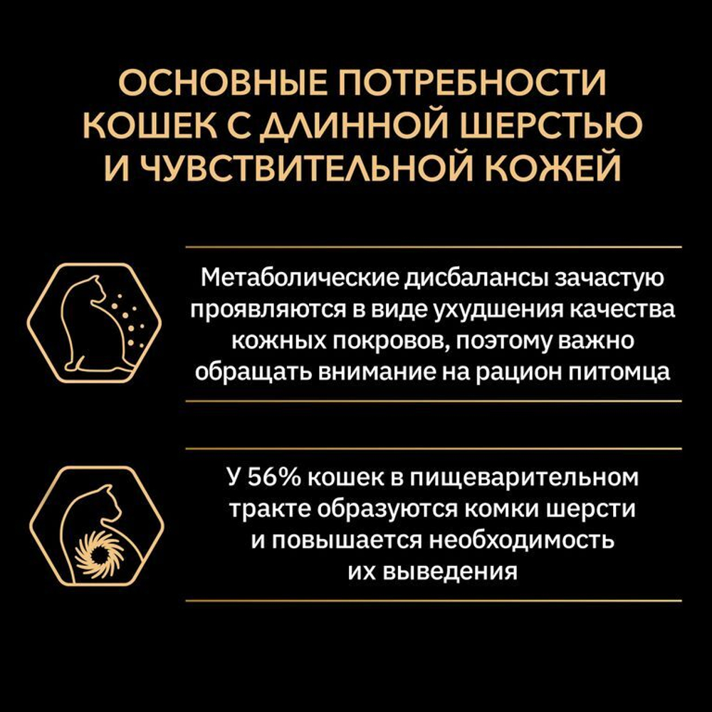 Purina Pro Plan Elegant Сухой корм для кошек для шерсти c лососем, 400 г