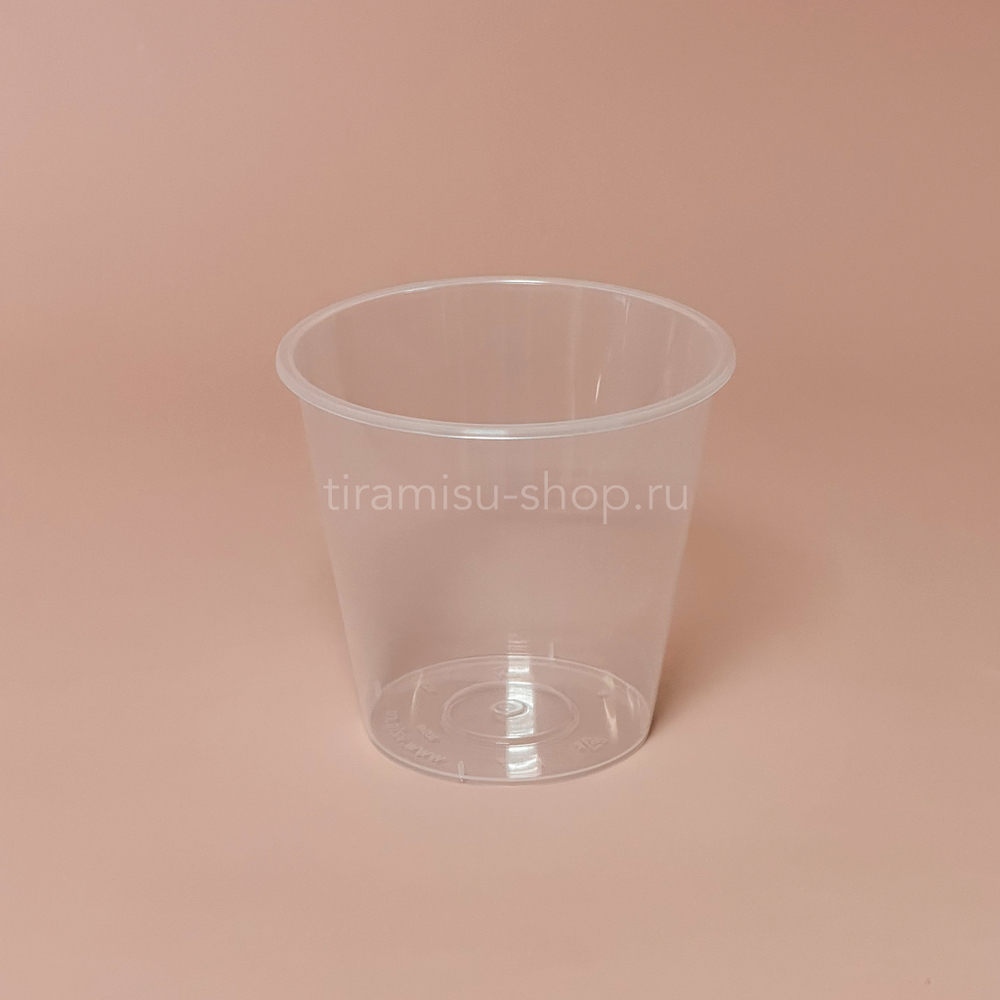 Стакан пластиковый Bubble Cup прозрачный глянцевый 300 мл, d=90 мм