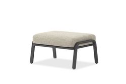 Malmo, пуф антрацит/светло-серый, алюминий/олефин