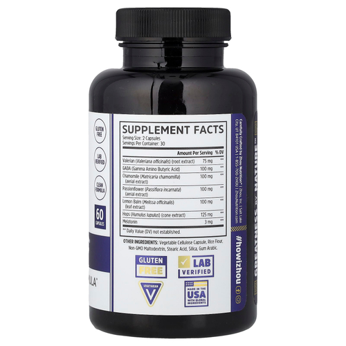Zhou Nutrition, Driftoff®, успокаивающее средство для сна, 60 капсул