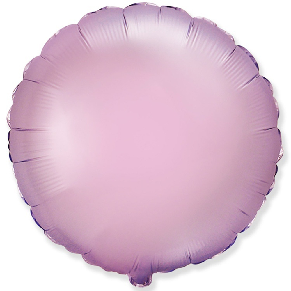 Фольгированная фигура, круг 18"/46СМ Сатин Lilac