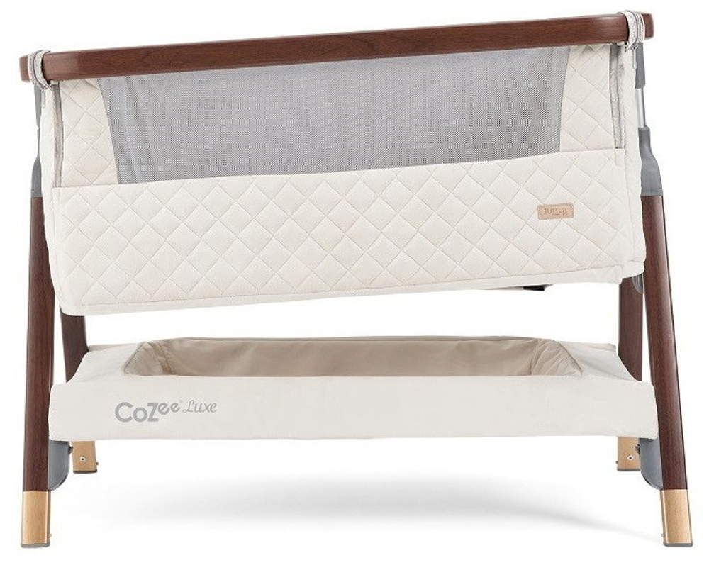 Колыбель приставная Tutti Bambini CoZee Luxe с колесами GTD Walnut/Cream