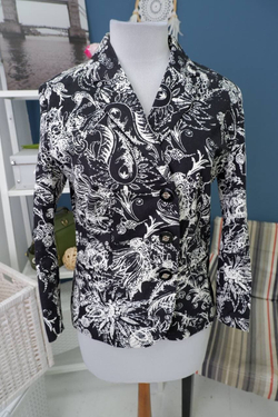 Пиджак WoolStreet с принтом 42 размер