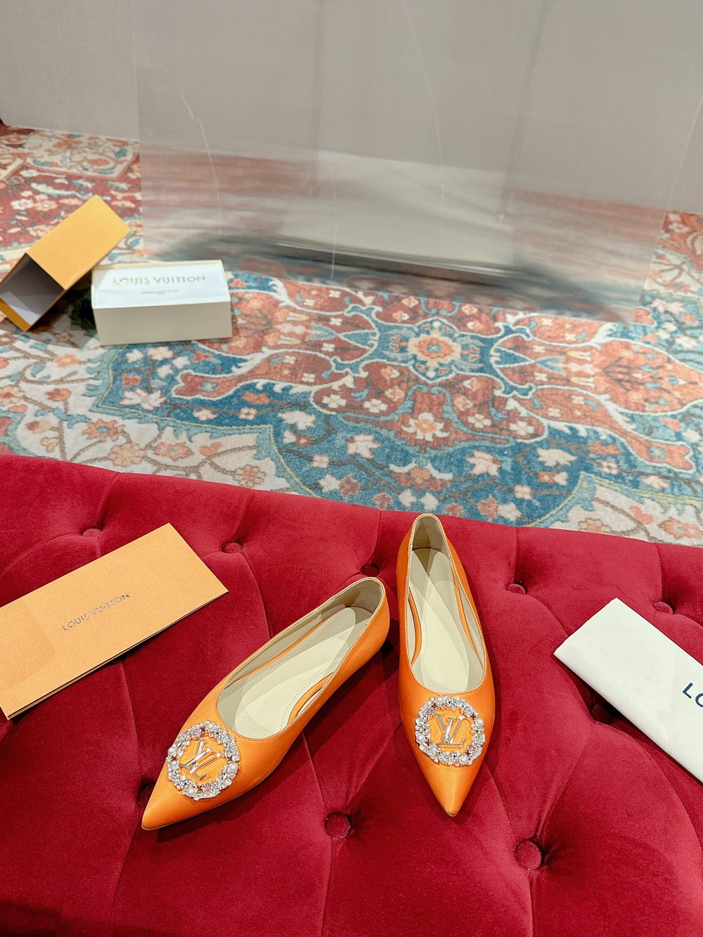 Louis Vuitton Met Flat Ballerina