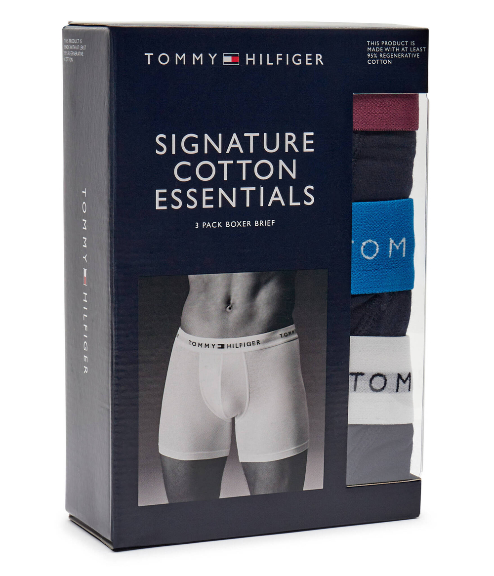 Трусики-боксеры 3шт. Tommy Hilfiger - темно-синий(UM0UM02765)