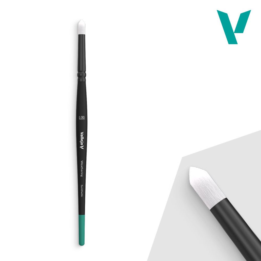 Weathering Round Synthetic Brush Large (8)