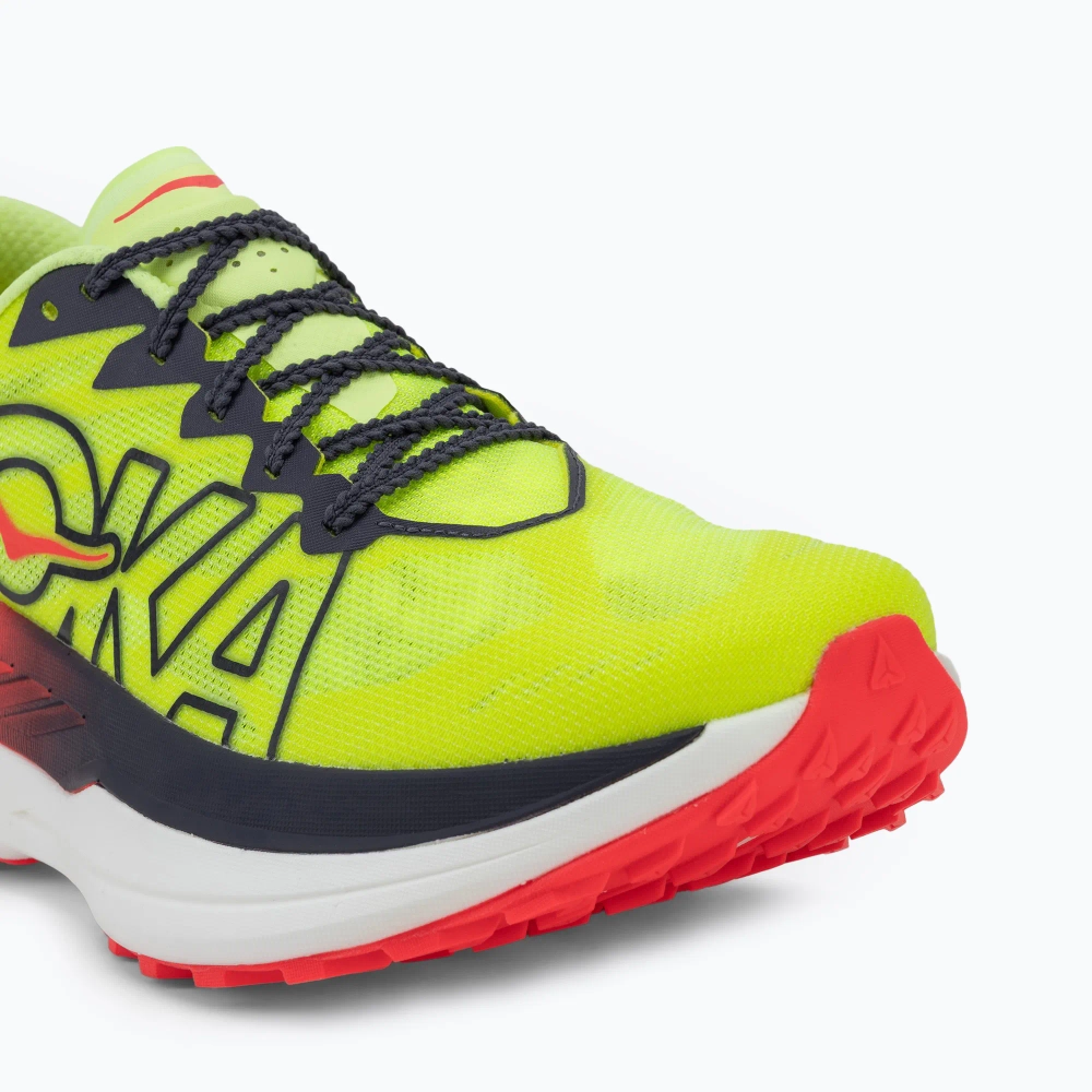 Кроссовки для бега HOKA Rocket X Trail neon Yuzu/neon flame