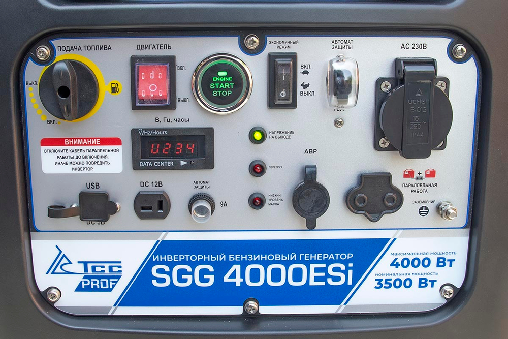 Бензиновый инверторный генератор TSS SGG 4000ESi