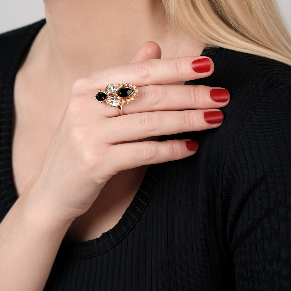 "Сефория"  кольцо в золотом покрытии из коллекции "Пастель" от Jenavi