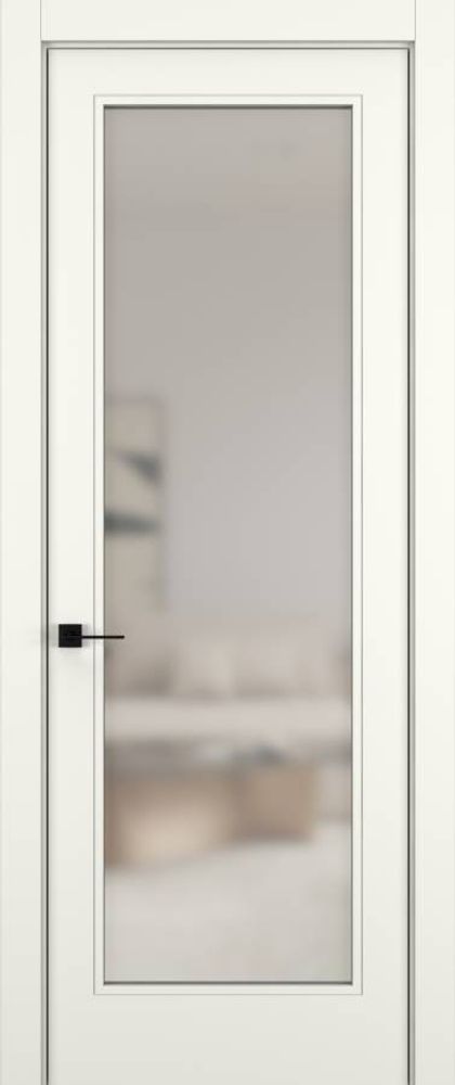 Дверь 01V HARMONY Матовый Жемчужный