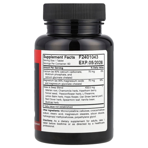 Futurebiotics, Relax & Sleep® с L-теанином, 60 вегетарианских таблеток