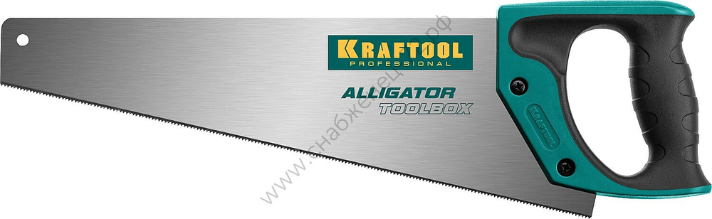 KRAFTOOL Alligator Toolbox 13 350 мм, Ножовка по дереву (15227-35)