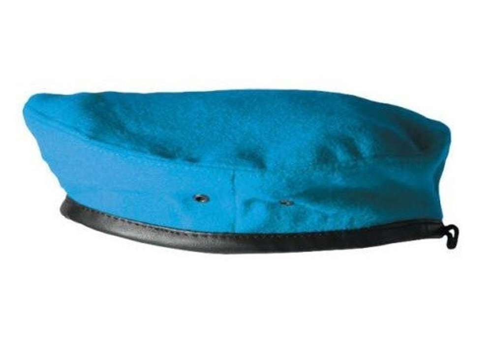 Берет голубой шовный