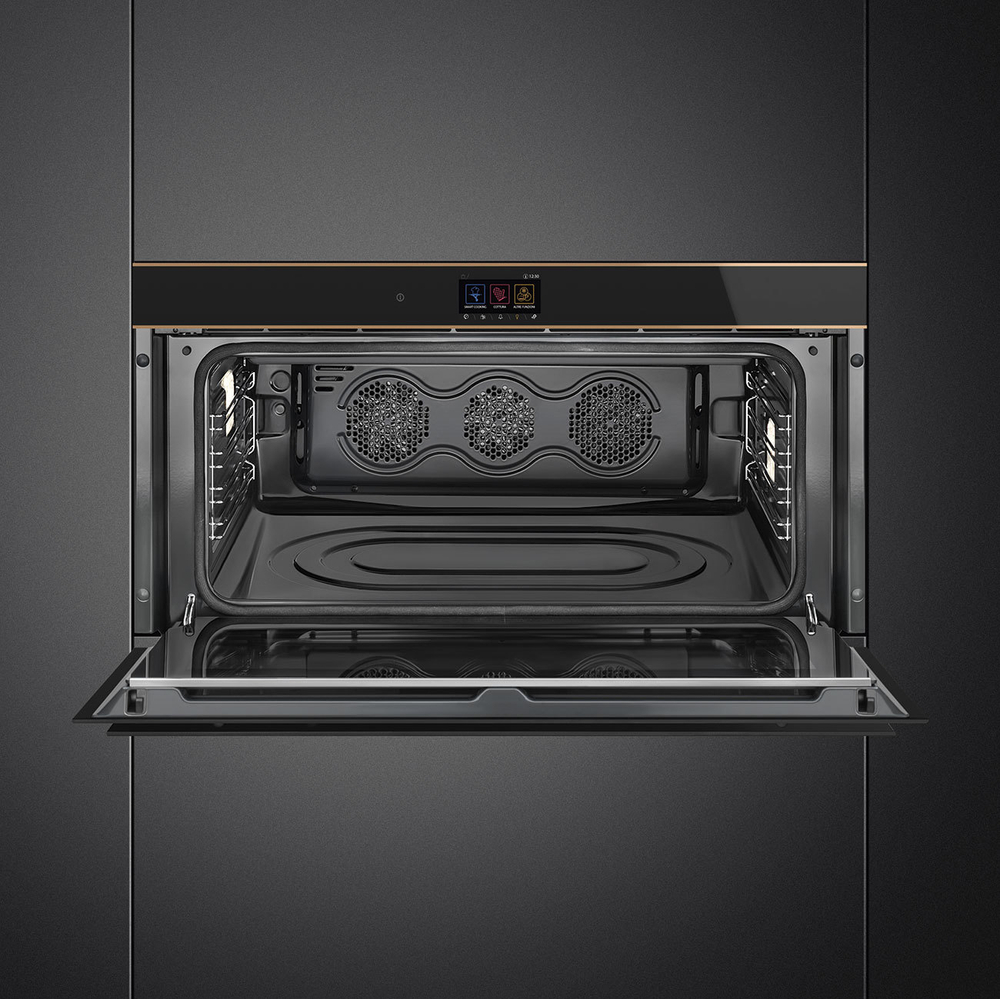 Многофункциональный духовой шкаф с пиролизом Smeg SFPR9604TNR