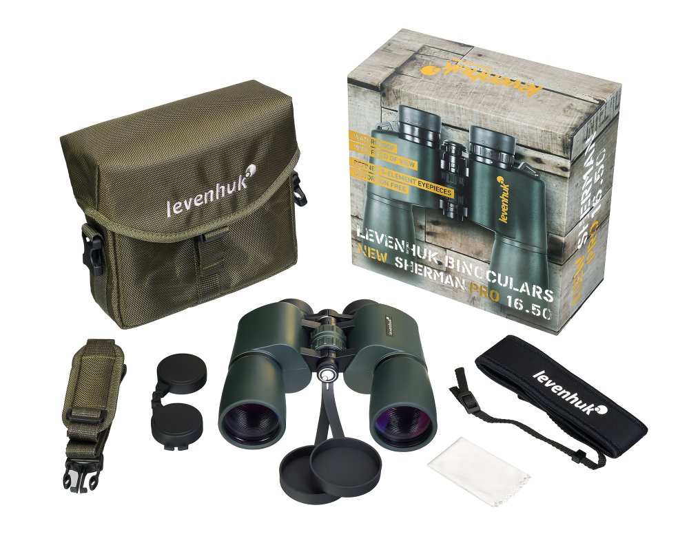 Бинокль Levenhuk New Sherman PRO 16x50