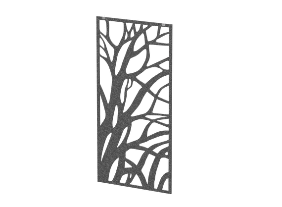 Перегородка с декором "Старое дерево" (фурнитура в комплекте) 100х1,2х200