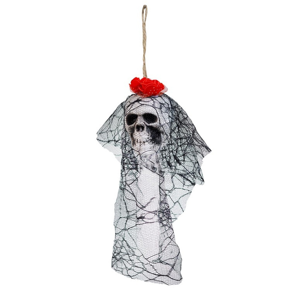 Игрушка "Подвеска череп в фате 1 шт