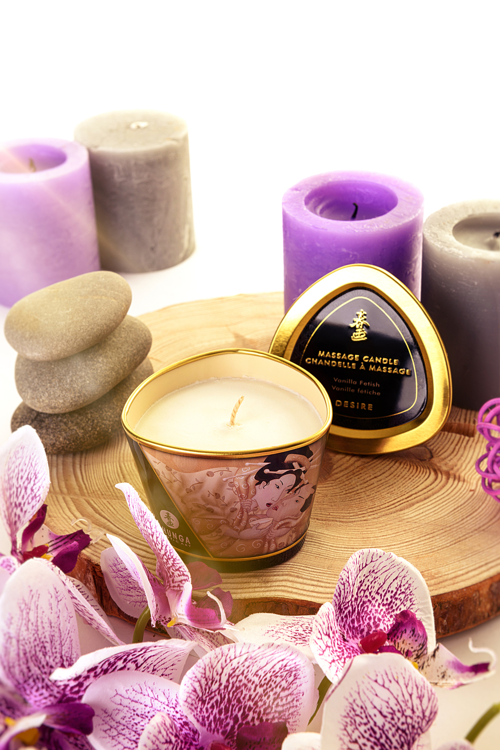 Массажное аромамасло свеча Ваниль 200 мл