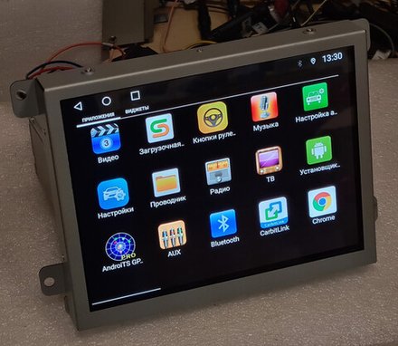 Магнитола для Jeep Grand Cherokee 2013-2022 (большой штатный экран) - Carmedia ZH-J8401 монитор 8.4", Android 13, 8Гб+128Гб, CarPlay, SIM-слот (только с установкой в Москве)