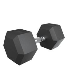 Гантель гексагональная UNIX Fit обрезиненная 25 кг, 2 шт.