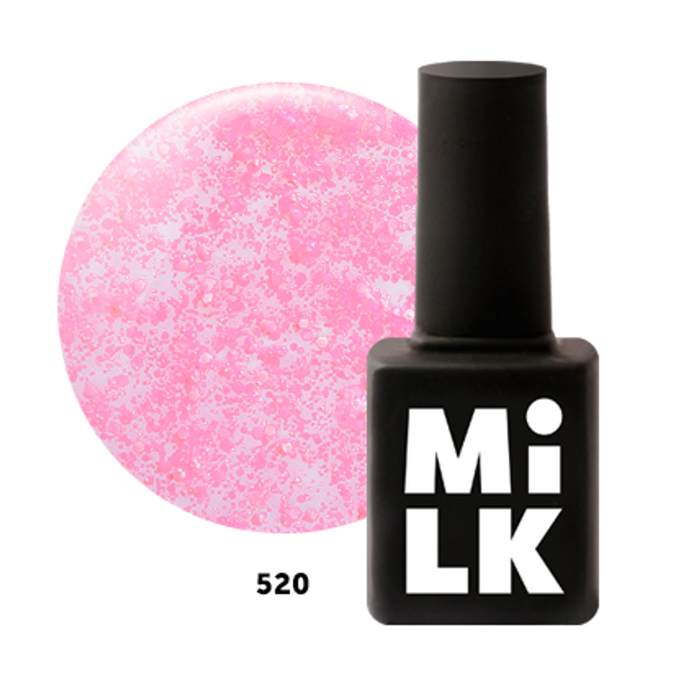 Гель-лак Milk Soda 520 Bubblegum Scrub, 9мл