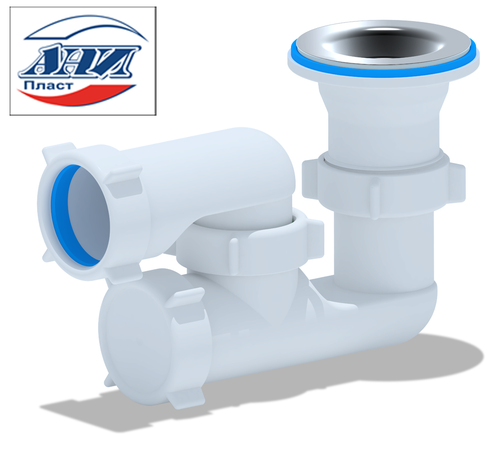 АНИ  Е210  Сифон для поддона 1 1/2"*40  (60/1шт)