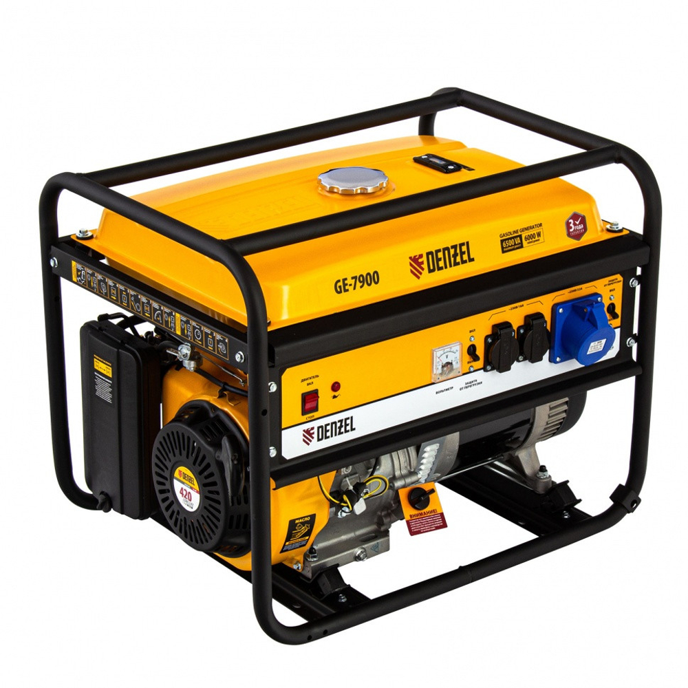 Генератор бензиновый Denzel GE 7900 94638