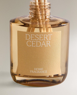 Zara Home DESERT CEDAR REED DIFFUSERS — ароматический диффузор с тростниковыми палочками, Пустынный кедр, 100 мл