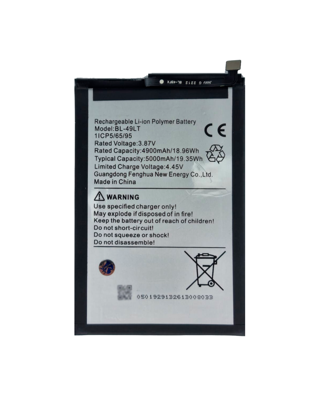 Аккумулятор для Tecno Camon 19/CI6n 5000mAh (BL-49LT)
