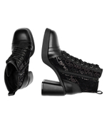 Кожаные ботильоны на каблуке GRACE 05 Liu Jo - черный(SF4125 PX549)