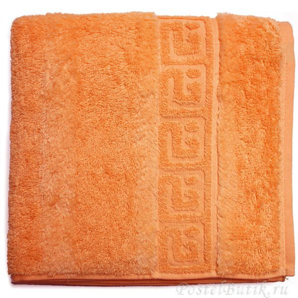 Махровое полотенце Noblesse 1001 ярко-оранжевое от Cawo Германия