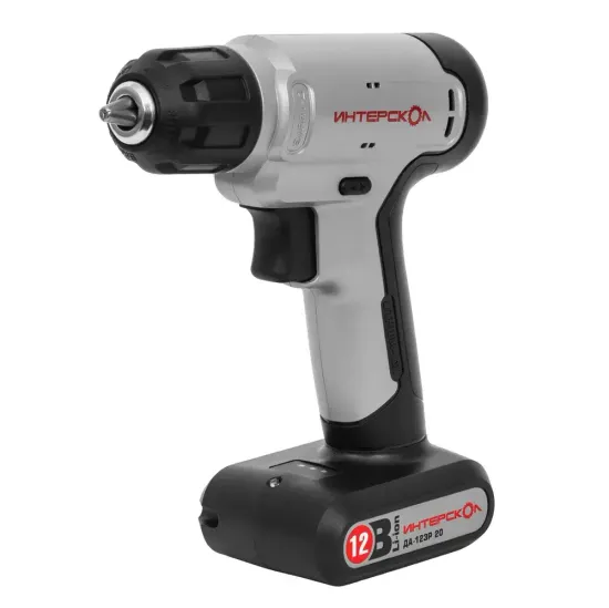 Аккумуляторная дрель-шуруповерт "ИНТЕРСКОЛ" ДА-12ЭР 20