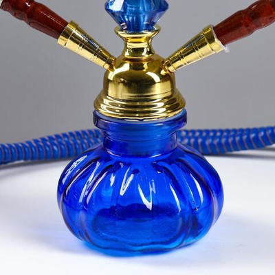 Кальян Luazon Hookah "Лагуна" 25см. 2 Трубки, синий 64E-87541