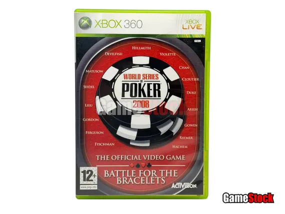 Xbox 360 World Series of Poker 2008: Battle for the Bracelets (Б/У, Английская версия)